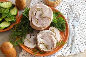 Рулет из свинины в ветчиннице