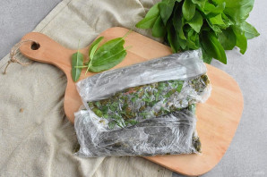 Щавель на зиму без соли