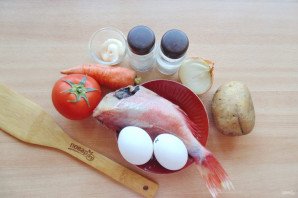 Салат из морского окуня Салат из морского окуня