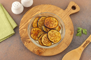 Постная закуска из баклажанов