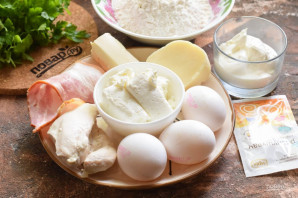 Киш с курицей и беконом Киш с курицей и беконом