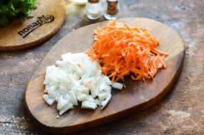 Болгарский перец фаршированный куриной печенью Болгарский перец фаршированный куриной печенью