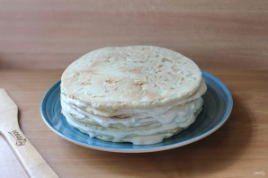 Сметанный торт без яиц