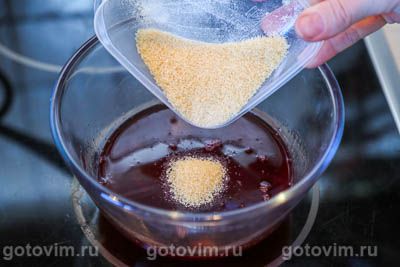 Варенье из клубники с манго на желатине