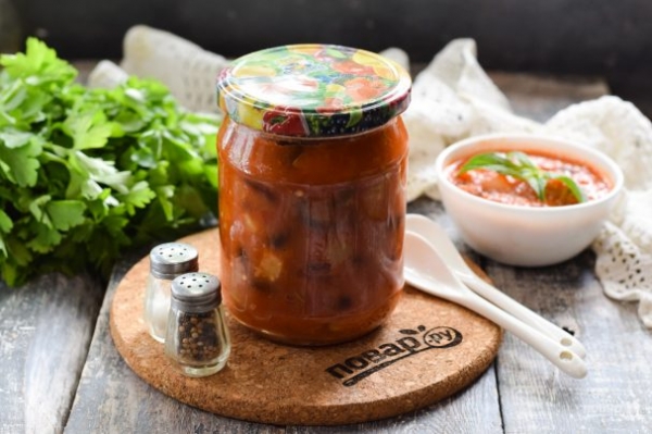 Салат "Овощное безумие" на зиму Салат "Овощное безумие" на зиму