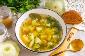 Суп из патиссонов Суп из патиссонов