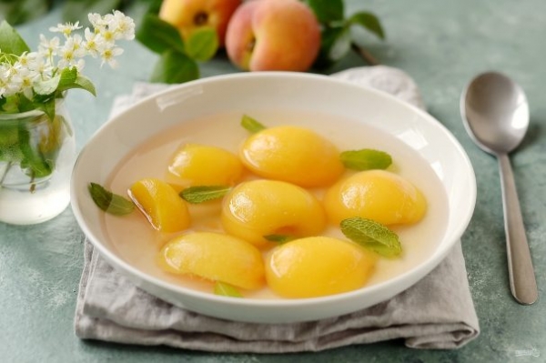 Персиковый суп Персиковый суп