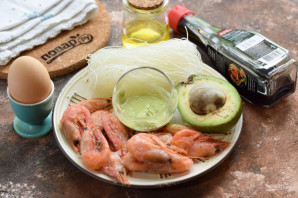 Салат "Эби авокадо"