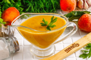 Соус из персиков к мясу