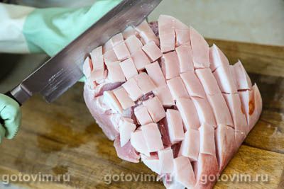 Запеченная свинина по-пуэрторикански (pernil style roast pork)
