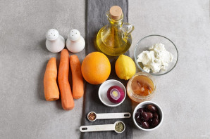 Салат с жареной морковью