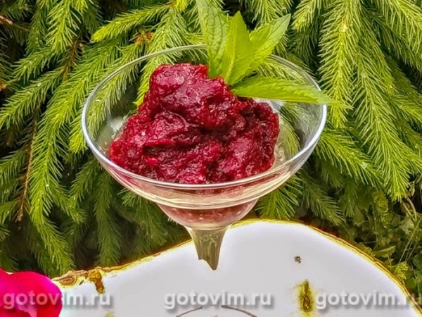 Ягодный щербет со свежей жимолостью Ягодный щербет со свежей жимолостью