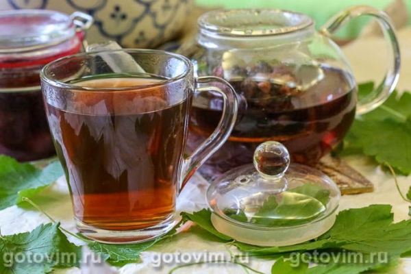 Ягодный чай с земляникой и черникой Ягодный чай с земляникой и черникой