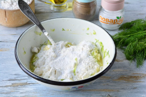 Творожные маффины с кабачком