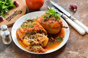 Перцы фаршированные по-турецки Перцы фаршированные по-турецки