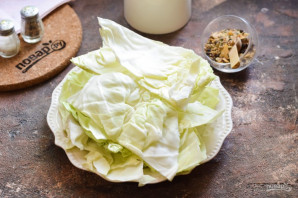 Рулетики из капусты на зиму