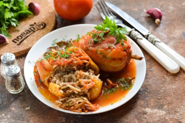 Перцы фаршированные по-турецки Перцы фаршированные по-турецки