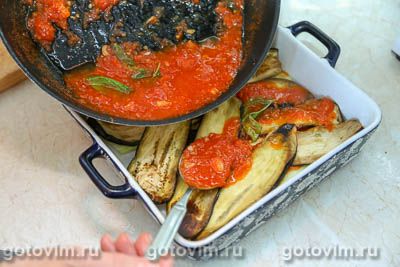 Запеканка из кабачков и баклажанов под хрустящей сырной корочкой