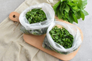 Щавель на зиму без соли