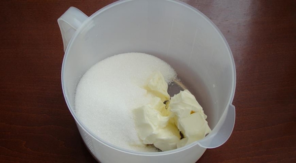 Простой творожный кекс, пошаговый рецепт с фото