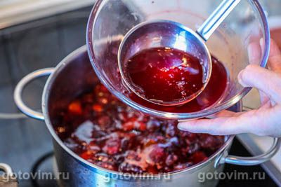 Варенье из клубники с манго на желатине