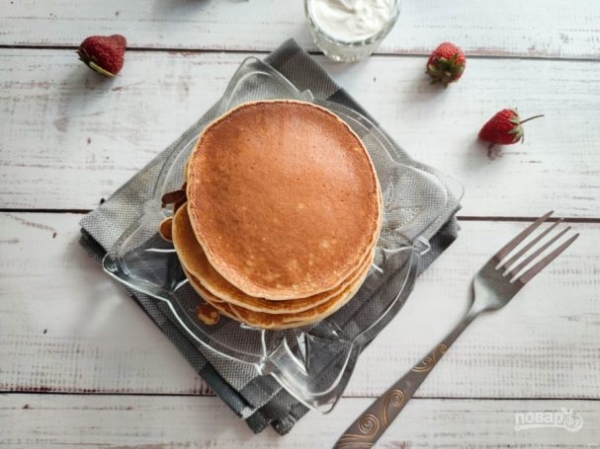 Панкейки без соды и разрыхлителя Панкейки без соды и разрыхлителя