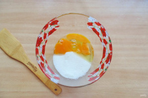 Пирог "Зебра" с вишней