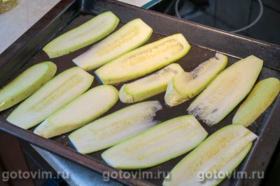 Запеканка из кабачков и баклажанов под хрустящей сырной корочкой