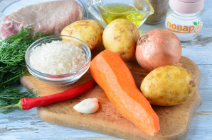 Суп с красным острым перцем