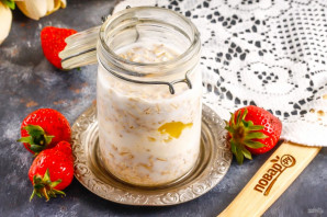 Ленивая овсянка с творогом Ленивая овсянка с творогом