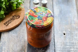 Салат "Овощное безумие" на зиму Салат "Овощное безумие" на зиму