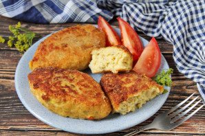 Рыбные котлеты с кальмарами Рыбные котлеты с кальмарами