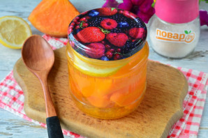 Компот из тыквы с лимоном