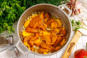 Соус из персиков к мясу