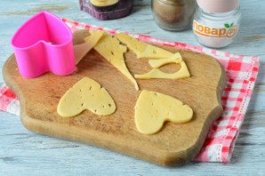 Бутерброды в виде сердца