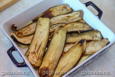 Запеканка из кабачков и баклажанов под хрустящей сырной корочкой