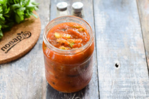 Салат "Овощное безумие" на зиму Салат "Овощное безумие" на зиму