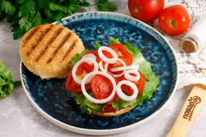 Бургеры на электрогриле