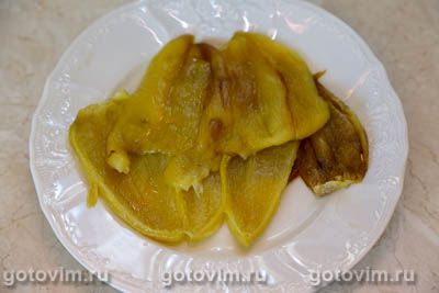 Брускетта с запеченным перцем и творожным сыром Брускетта с запеченным перцем и творожным сыром