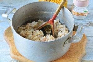 Овсяная каша с бананом и медом Овсяная каша с бананом и медом