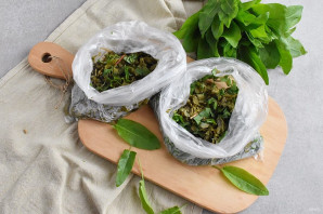 Щавель на зиму без соли