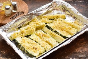 Цукини с сыром в духовке Цукини с сыром в духовке