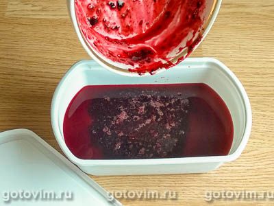 Ягодный щербет со свежей жимолостью Ягодный щербет со свежей жимолостью