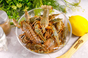 Раки с лимоном Раки с лимоном