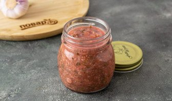 Соус "Ткемали" с грецкими орехами