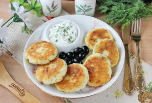 Сырники с луком