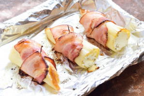 Фаршированный перец в беконе Фаршированный перец в беконе