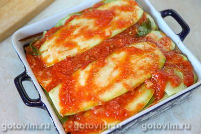 Запеканка из кабачков и баклажанов под хрустящей сырной корочкой