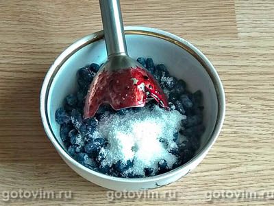 Ягодный щербет со свежей жимолостью Ягодный щербет со свежей жимолостью