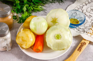 Суп из патиссонов Суп из патиссонов